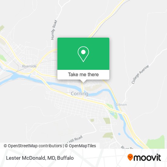 Mapa de Lester McDonald, MD