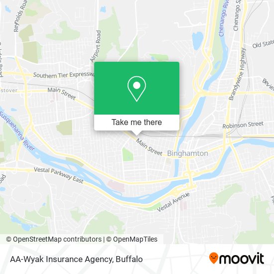 Mapa de AA-Wyak Insurance Agency