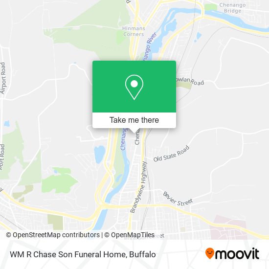 WM R Chase Son Funeral Home map