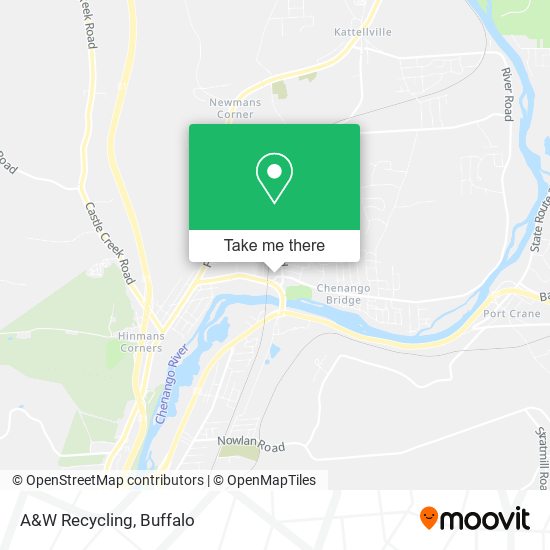A&W Recycling map