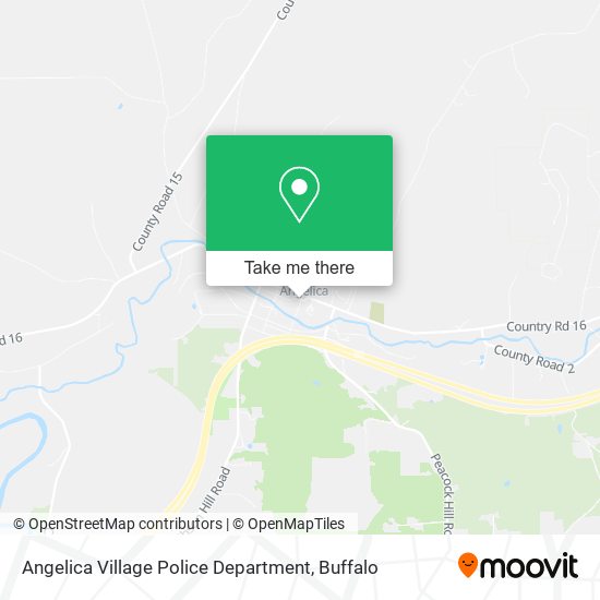 Angelica Village Police Department map