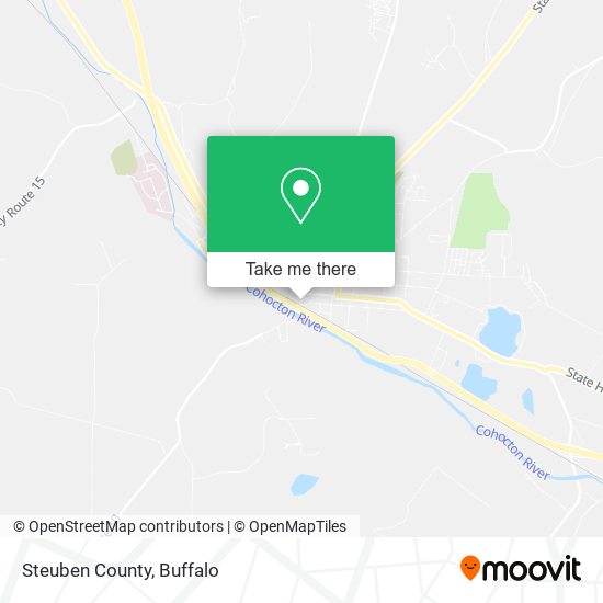 Mapa de Steuben County