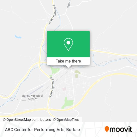 ABC Center for Performing Arts map