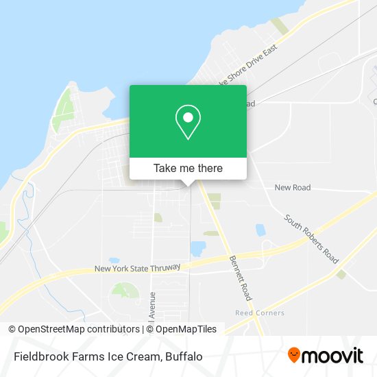 Fieldbrook Farms Ice Cream map