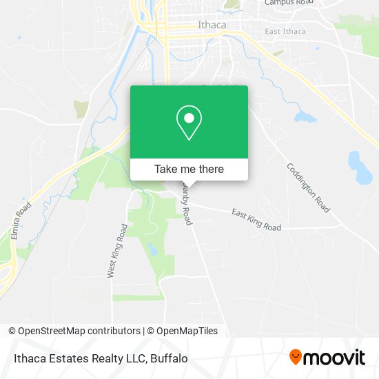 Mapa de Ithaca Estates Realty LLC