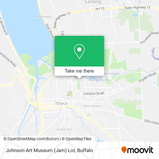 Johnson Art Museum (Jam) Lot map