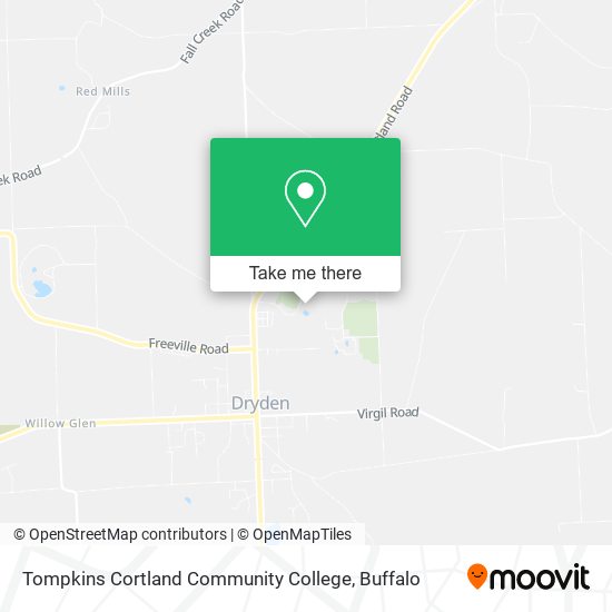 Tompkins Cortland Community College map