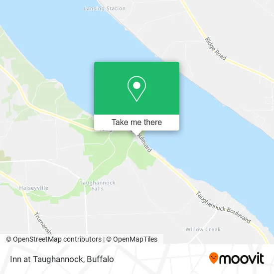 Inn at Taughannock map