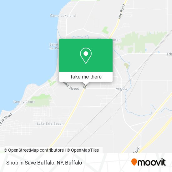 Mapa de Shop 'n Save Buffalo, NY