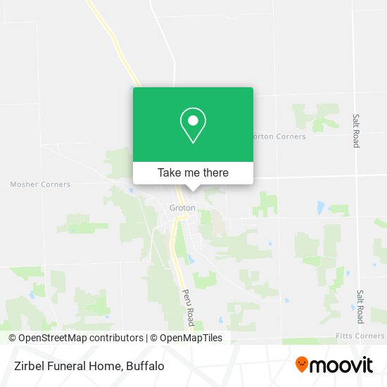 Zirbel Funeral Home map