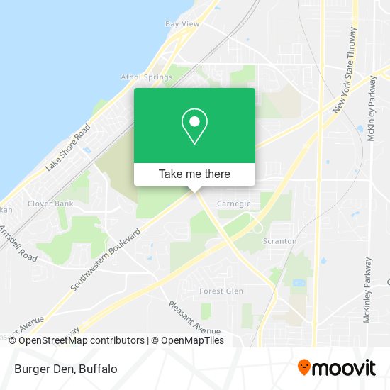 Mapa de Burger Den