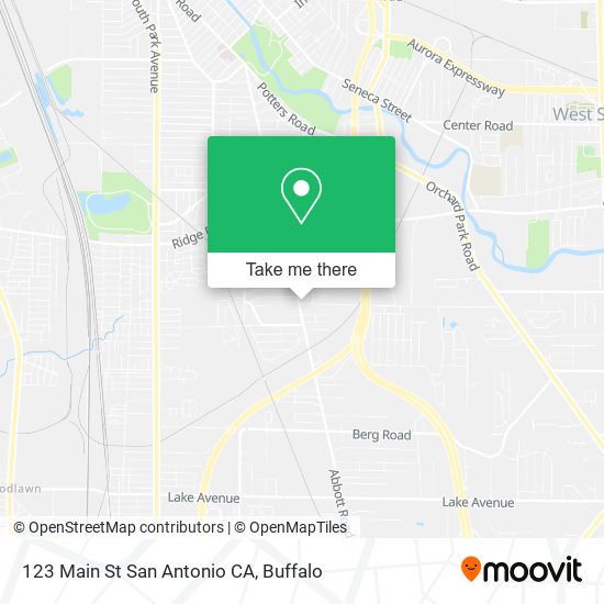 Mapa de 123 Main St San Antonio CA