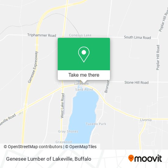 Mapa de Genesee Lumber of Lakeville