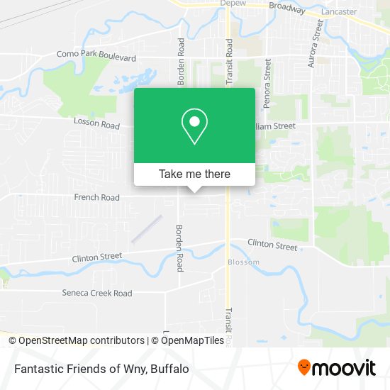 Mapa de Fantastic Friends of Wny