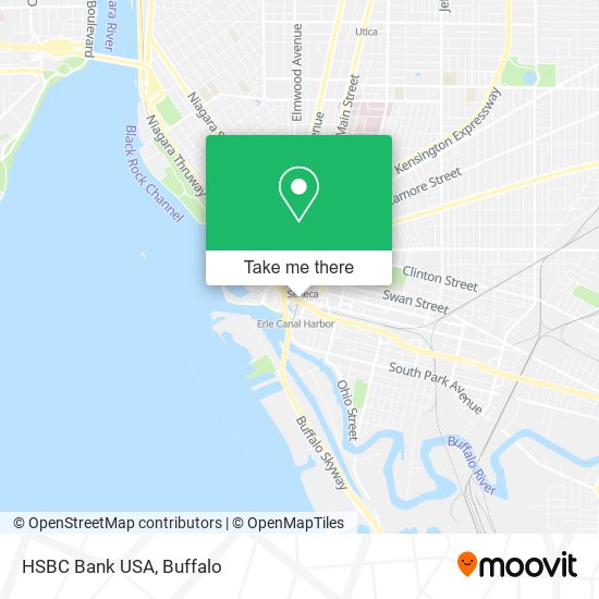 HSBC Bank USA map