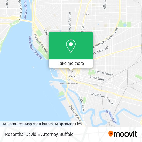 Rosenthal David E Attorney map