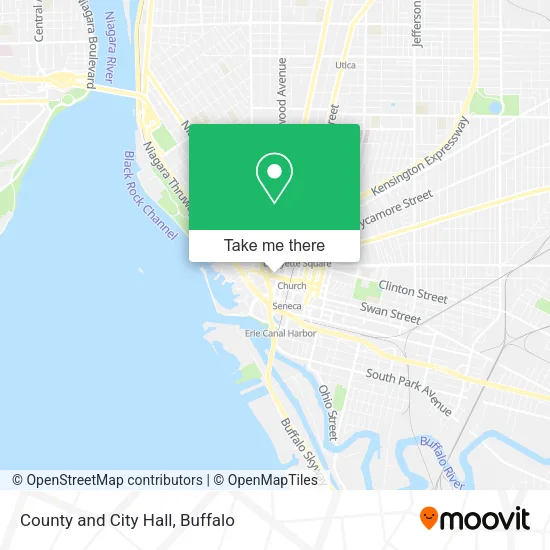Mapa de County and City Hall