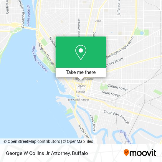 Mapa de George W Collins Jr Attorney