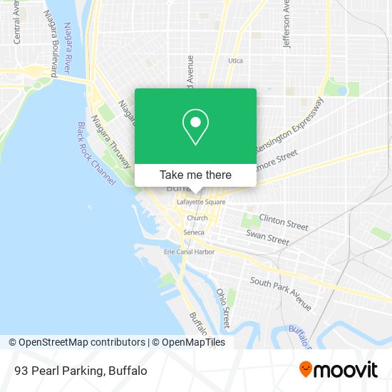 93 Pearl Parking map