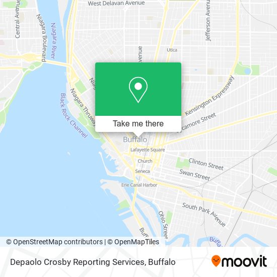 Mapa de Depaolo Crosby Reporting Services