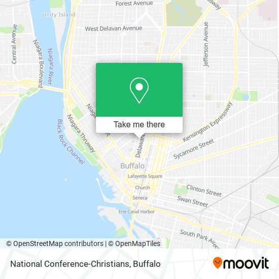 National Conference-Christians map