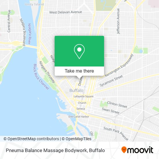 Pneuma Balance Massage Bodywork map