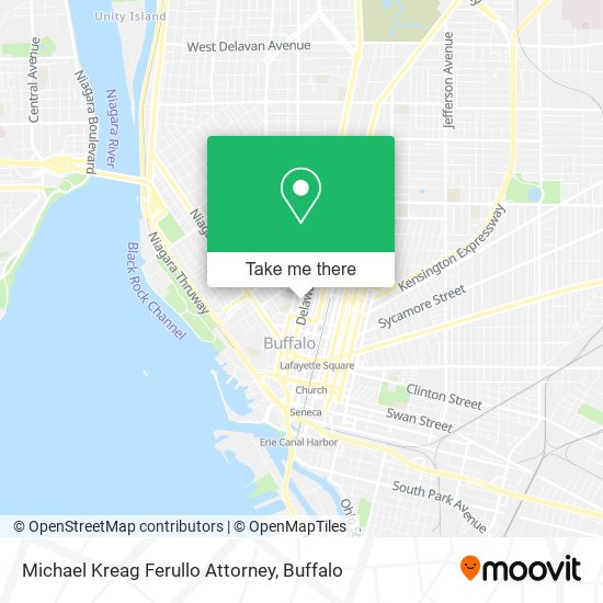 Michael Kreag Ferullo Attorney map
