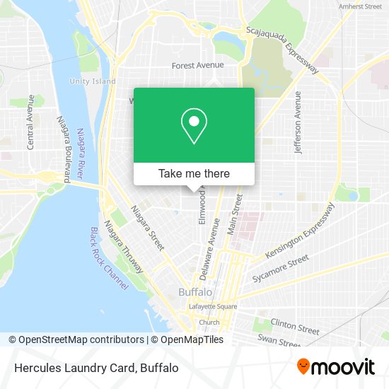 Hercules Laundry Card map