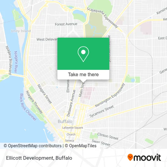 Ellicott Development map