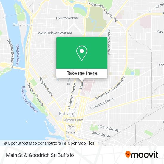 Main St & Goodrich St map