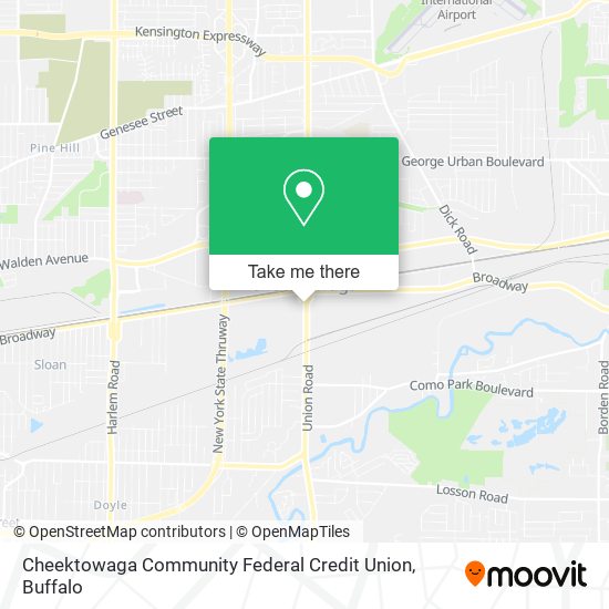 Mapa de Cheektowaga Community Federal Credit Union