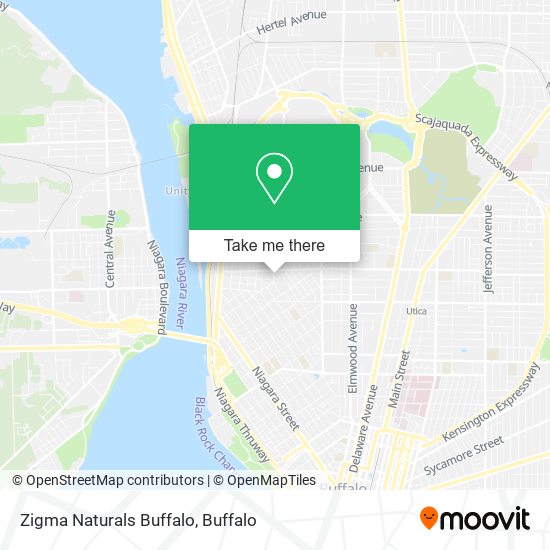 Zigma Naturals Buffalo map