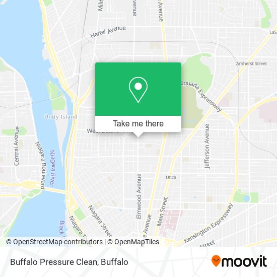 Mapa de Buffalo Pressure Clean