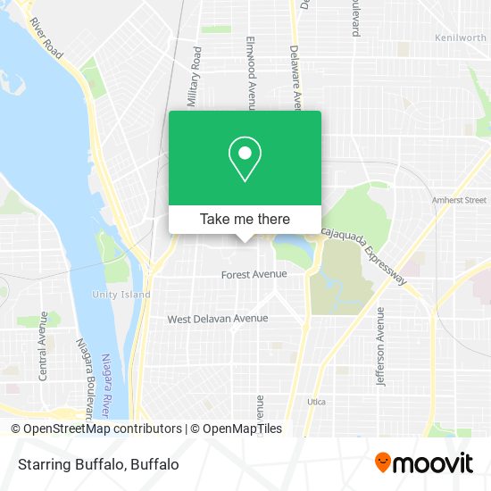 Mapa de Starring Buffalo
