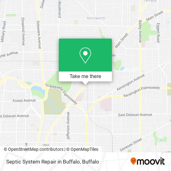 Septic System Repair in Buffalo map
