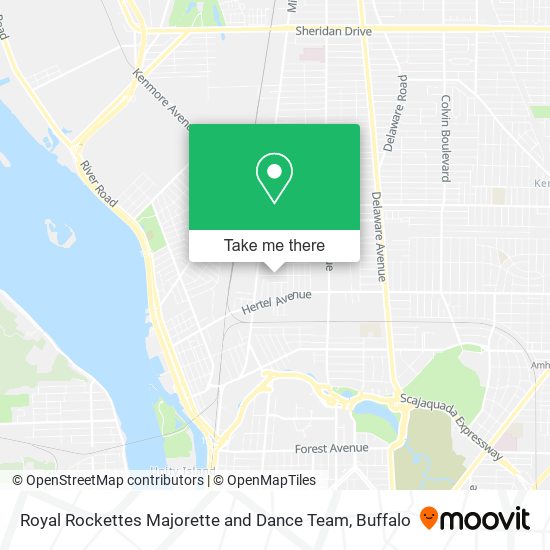 Royal Rockettes Majorette and Dance Team map