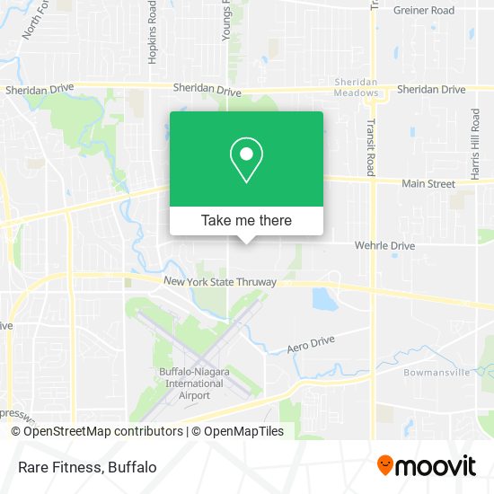 Mapa de Rare Fitness