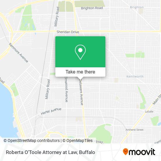 Roberta O'Toole Attorney at Law map