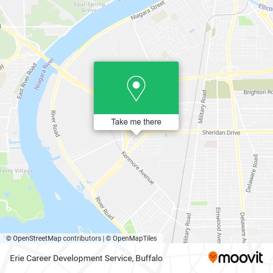 Mapa de Erie Career Development Service