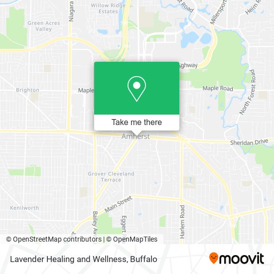 Lavender Healing and Wellness map