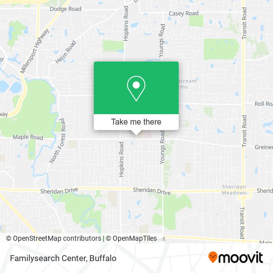 Familysearch Center map