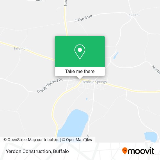 Yerdon Construction map