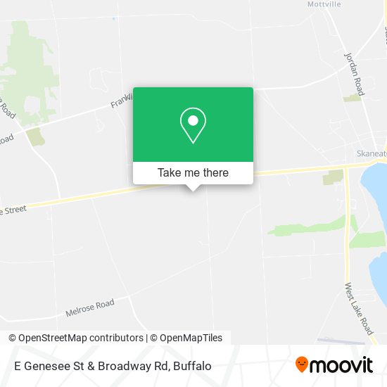 E Genesee St & Broadway Rd map