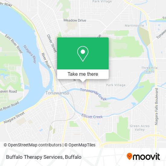 Buffalo Therapy Services map