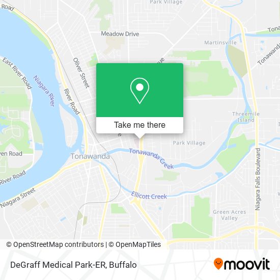 DeGraff Medical Park-ER map