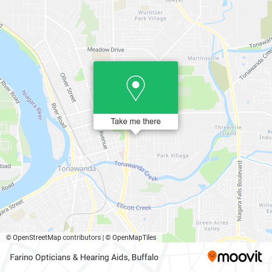 Mapa de Farino Opticians & Hearing Aids