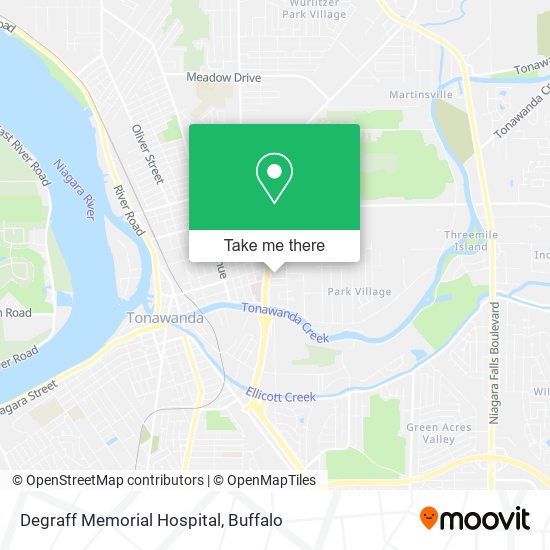 Degraff Memorial Hospital map