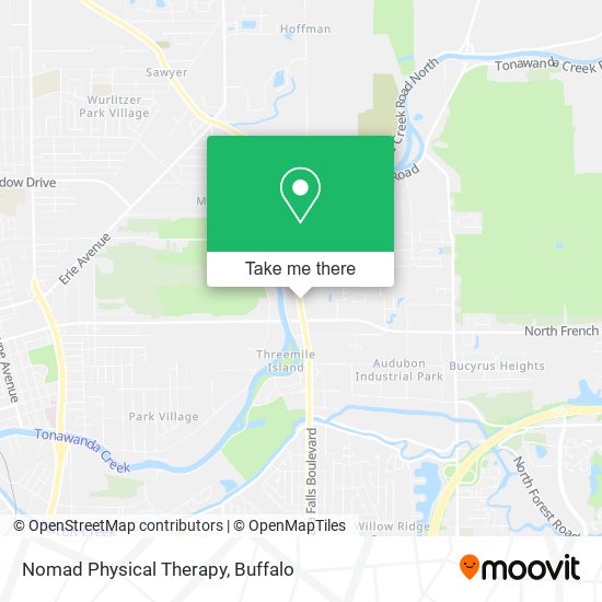Nomad Physical Therapy map