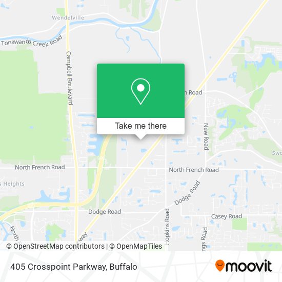 405 Crosspoint Parkway map