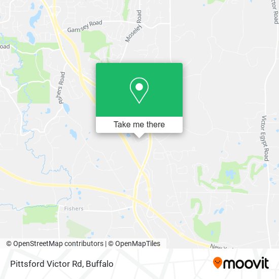 Pittsford Victor Rd map